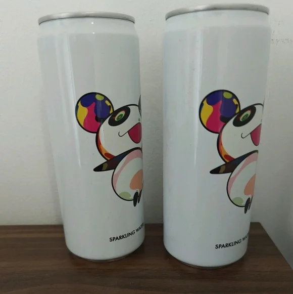 Louis Vuitton x Takashi Murakami. 2 WATER CANS,1 NAPKIN,1 CAKEBOX 7" 2 Cup - Picture 6 of 9